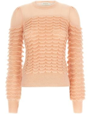 Zimmermann 'Hypnotic Scallop' Sweater - White