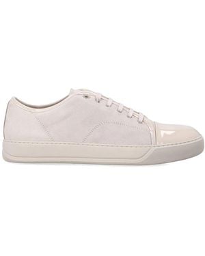Lanvin Dbb1 Suede Sneakers - Pink