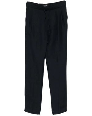 Fabiana Filippi Linen Blend Trousers - Black