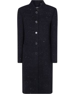 Semicouture "Phillis" Classic Coat - Blue