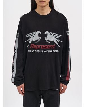 Represent Pegasus Mesh T-Shirt - Black