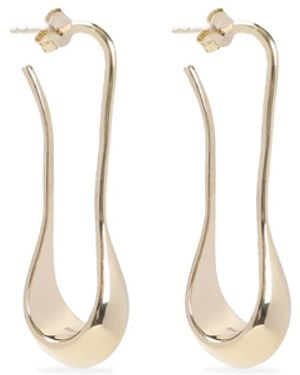 Lemaire Light Short Drop Earrings - Metallic