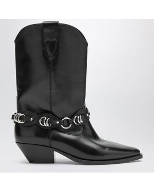 Isabel Marant Duerto Calfskin Boots - Black