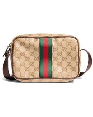 Gucci Web Detail Gg Mini Bag - Natural
