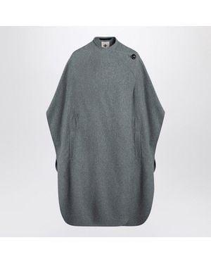 THE GARMENT Loose-Fitting Wool-Blend Cape - Grey