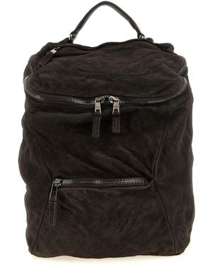 Giorgio Brato Leather Backpack - Black