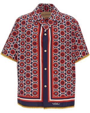 Valentino Garavani 'Bulles Royales' Shirt - Red