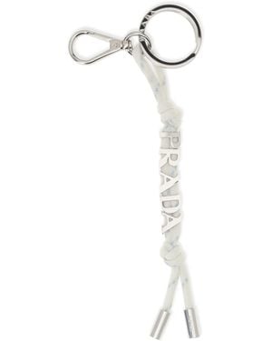 Prada Speedrock Keychain - White