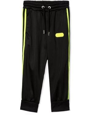 Gcds Triacetate Pants Boy - Black