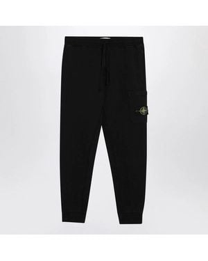 Stone Island Cotton Jogging Trousers - Black