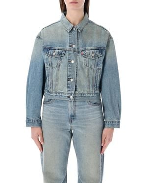 Levi's 90S Cropped Trucker Jacket - Blue