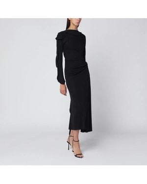 Victoria Beckham Midi Dress - Black