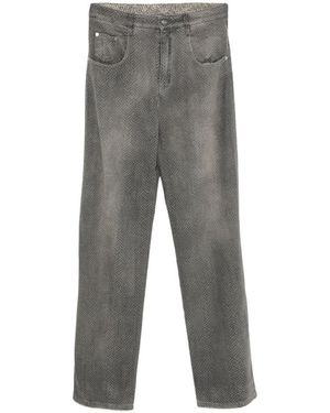 Ermanno Scervino Denim Baggy Jeans - Grey