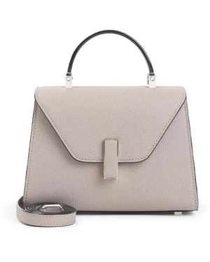 Valextra Iside Crossbody Micro Bag - Grey