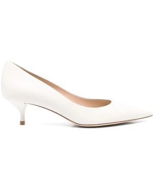 Stuart Weitzman 50Mm Stuart Power Pumps - White