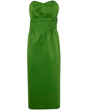 Essentiel Antwerp "Juror" Bustier Dress - Green