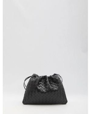 Bottega Veneta Top Drawstring Fastening Signature Intrecciato Design Internal Logo Patch This Piece Comes Complete With A Protective Dust Bag - Black