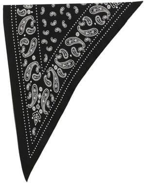Destin "July Triangle Bicolor" Scarf - Black