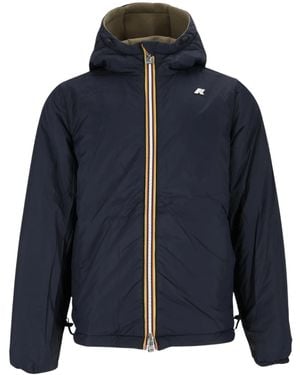 K-Way Jack Spacer Hooded Jacket - Blue