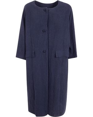 Daniela Gregis "Tartaruga" Coat - Blue