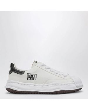 Maison Mihara Yasuhiro Blakey Low Canvas Trainers - White