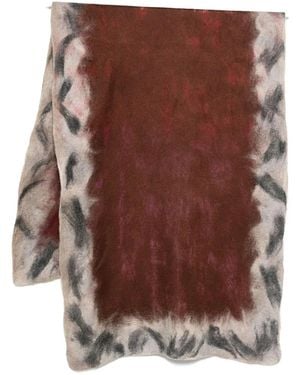 Silvana Manetti Cashmere And Silk Scarf - Brown