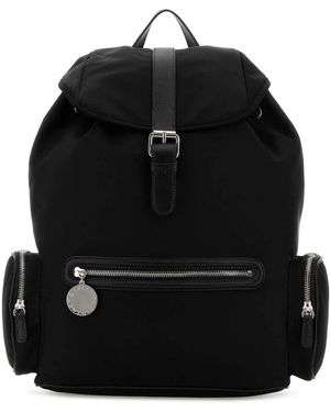 Stella McCartney Dartmoor Nylon Backpack Econyl - Black