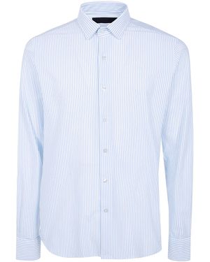 Rrd "Oxford" Jacquard Stripe One Shirt - White