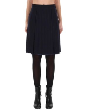 Maison Margiela Wool Midi Skirt - Black
