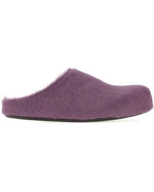 Marni Fussbett Sabot - Purple