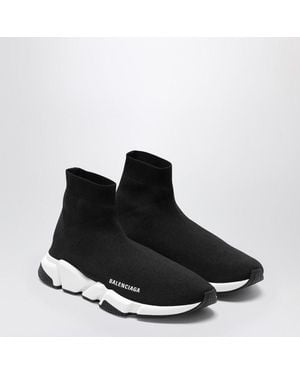Balenciaga Mesh And Speed Sneakers - Black