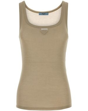 Women's Prada Sleeveless and tank tops | Lyst