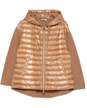 Herno Padded Hooded Jacket - Natural