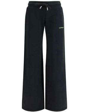 Off-White c/o Virgil Abloh Cotton Bookish Joggers - Blue