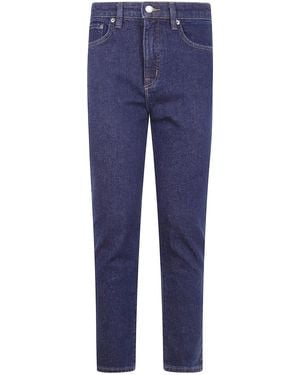 Ralph Lauren "Hi Rs Sk Ank Ankle" Skinny Denim Jeans - Blue