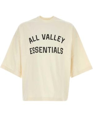 Fear Of God Oversize Cotton T-Shirt For - White