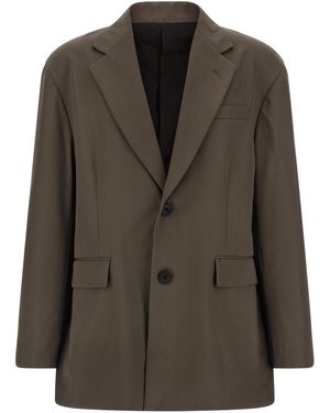 Ssstein Wool Blazer - Brown