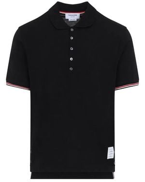 Thom Browne Cotton Polo - Black