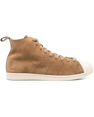 adidas Superstar Hi Sneakers - Brown