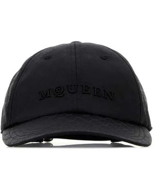 McQueen Hat Skull Repeat - Black