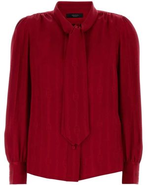 Gucci Silk Shirt - Red