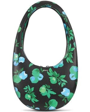Coperni Swipe Flora Handbag - Green