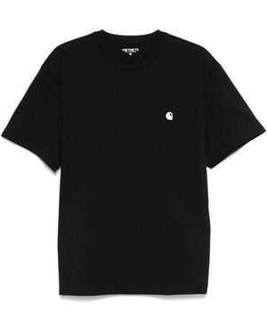 Carhartt Logo Cotton T-Shirt - Black