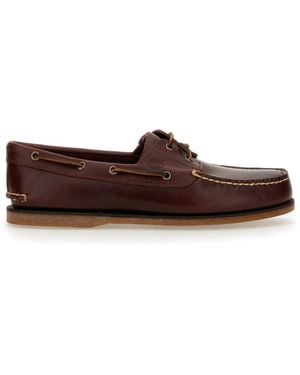 Timberland Leather Boat Shoe - Brown