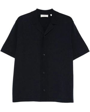 Les Deux Dark Cotton Shirt - Blue