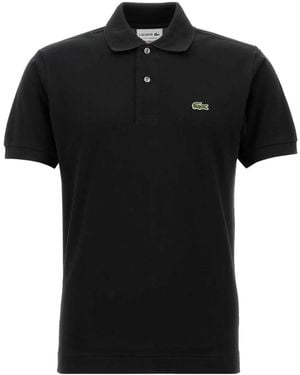 Lacoste Black Piquet Polo Shirt