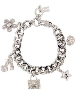 Marc Jacobs Tone Cuban-Link Chain Bijoux - Metallic