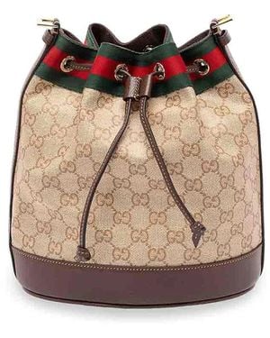 Gucci Essence' Bucket Bag - Natural