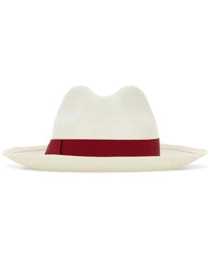 Borsalino Giulietta Panama Fine Tesa Larga - White