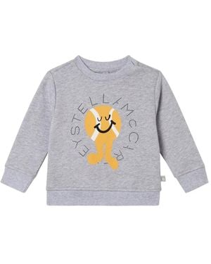 Stella McCartney Jersey With "Tennis" Logo - White